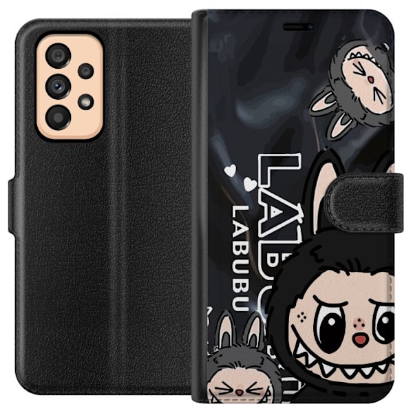 Samsung Galaxy A53 5G Tegnebogsetui <nl>Labubu Black Energy -
