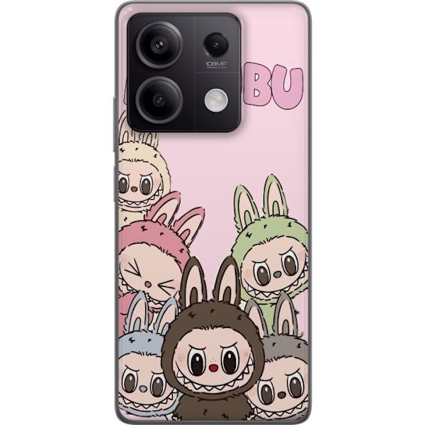 Xiaomi Redmi Note 13 Pro Läpinäkyvä kuori Labubu Classics