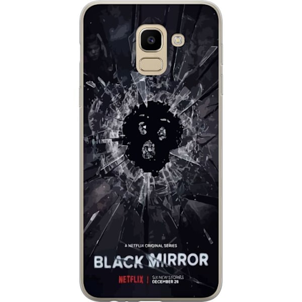 Samsung Galaxy J6 Läpinäkyvä kuori Black Mirror Sci-Fi Netf