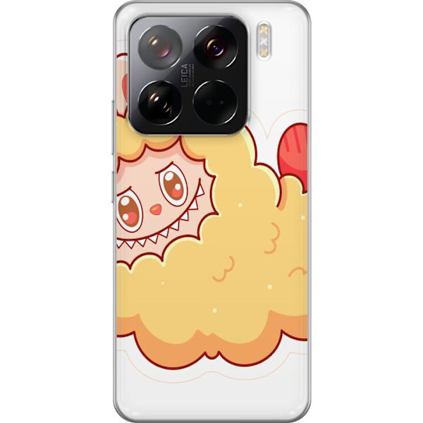 Xiaomi 15 Pro Läpinäkyvä kuori Labubu Pesukarhu Pop Mart Hahmo Keräilyesine Söpö Suunnittelu Suosittu Teema Taideteos Leikkisarja