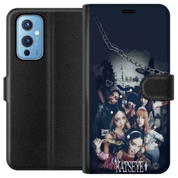Kompatibel Tegnebogsetui til OnePlus 9 KATSEYE sort
