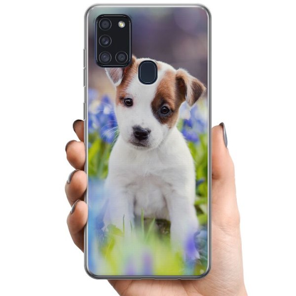 Samsung Galaxy A21s TPU Mobilskal Hund