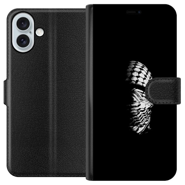 Apple iPhone 16 Plus Lommeboketui Keffiyeh-mønster - klassisk