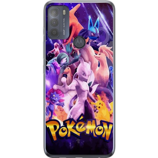 Motorola Moto G50 Genomskinligt Skal Pokemon