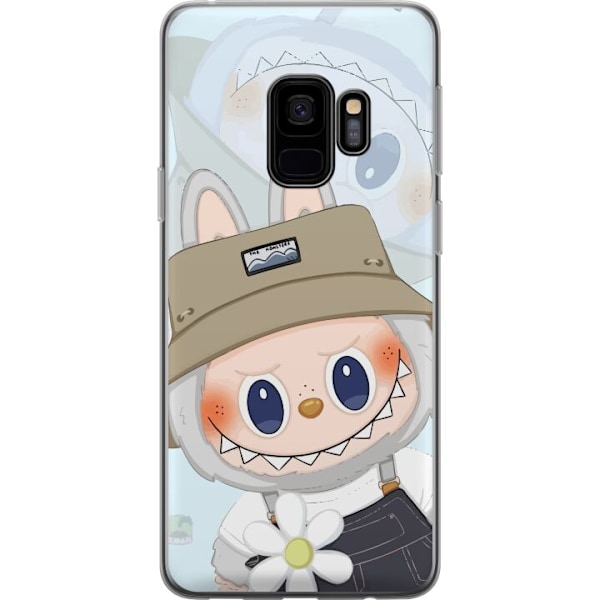 Samsung Galaxy S9 Läpinäkyvä kuori Labubu hattuineen - Pop Mart -hahmo Mr. Butcher retrotyylillä ja luonteella