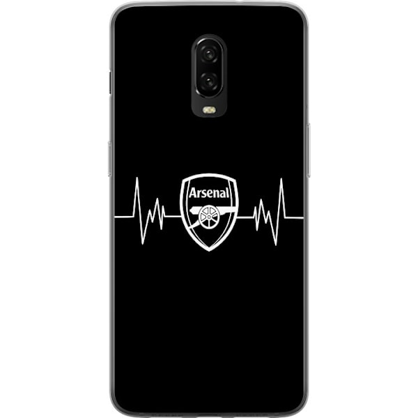 OnePlus 6T Läpinäkyvä kuori Arsenal