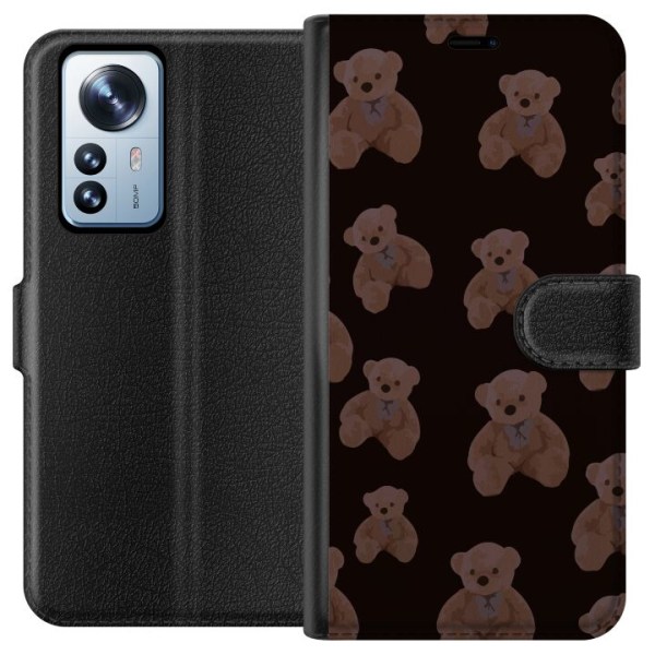 Xiaomi 12 Pro Plånboksfodral En björn flera björnar