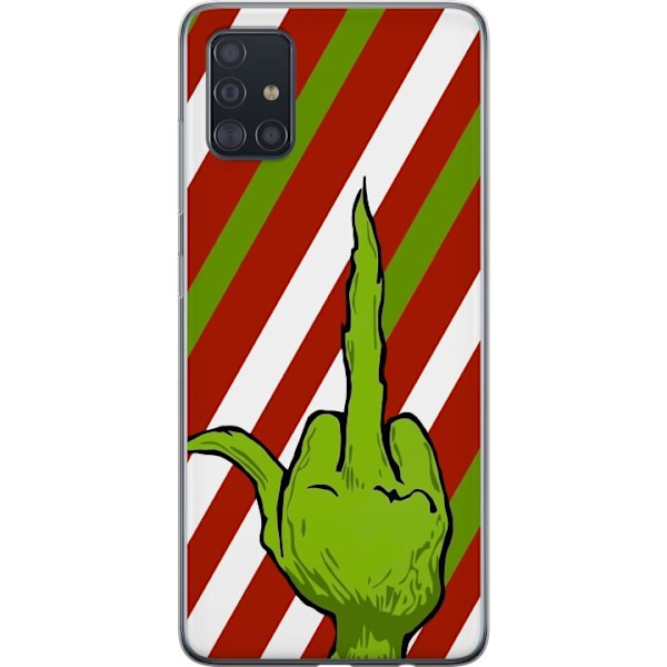 Samsung Galaxy A51 Läpinäkyvä kuori Grinch