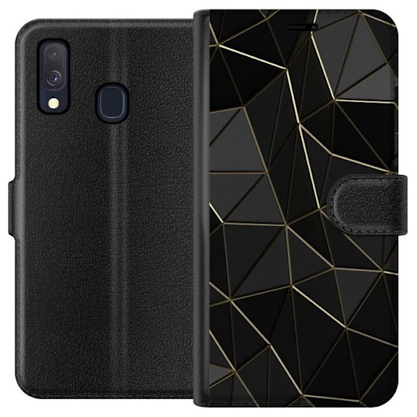 Samsung Galaxy A40 Tegnebogsetui Midnat