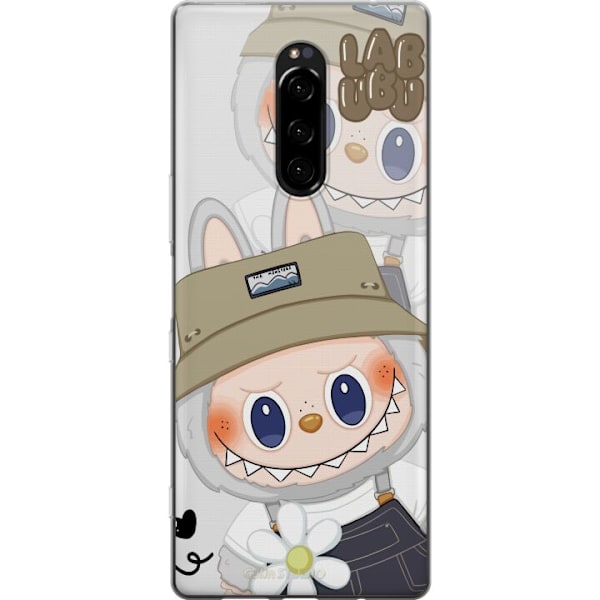 Sony Xperia 1 Läpinäkyvä kuori Labubu Minimal Mood - Yksink