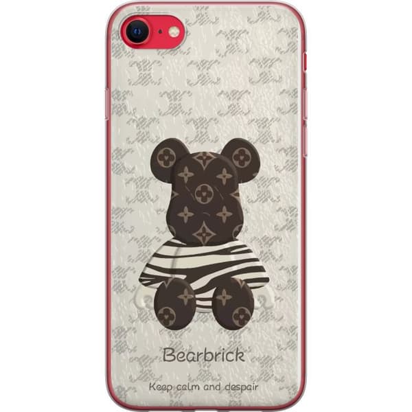 Kompatibelt Mobildeksel til Apple iPhone SE (2022) Bearbrick Design Lekefigur Samlerobjekt