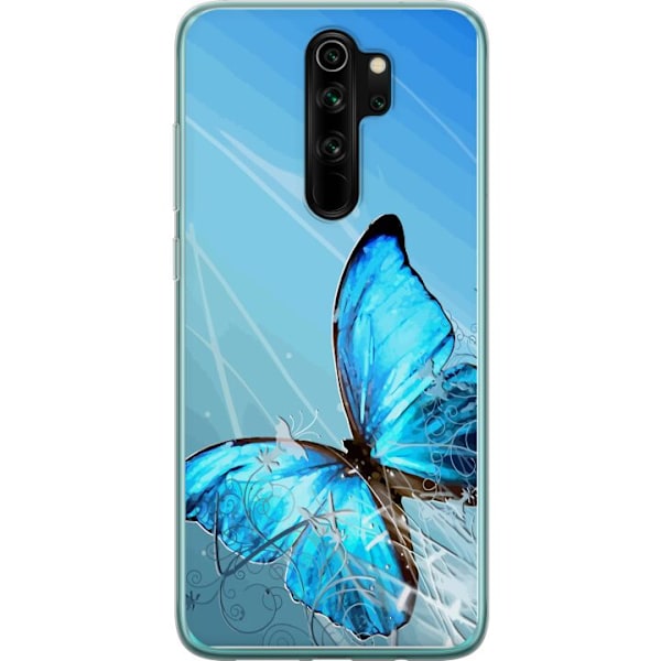 Xiaomi Redmi Note 8 Pro  Genomskinligt Skal Fjäril