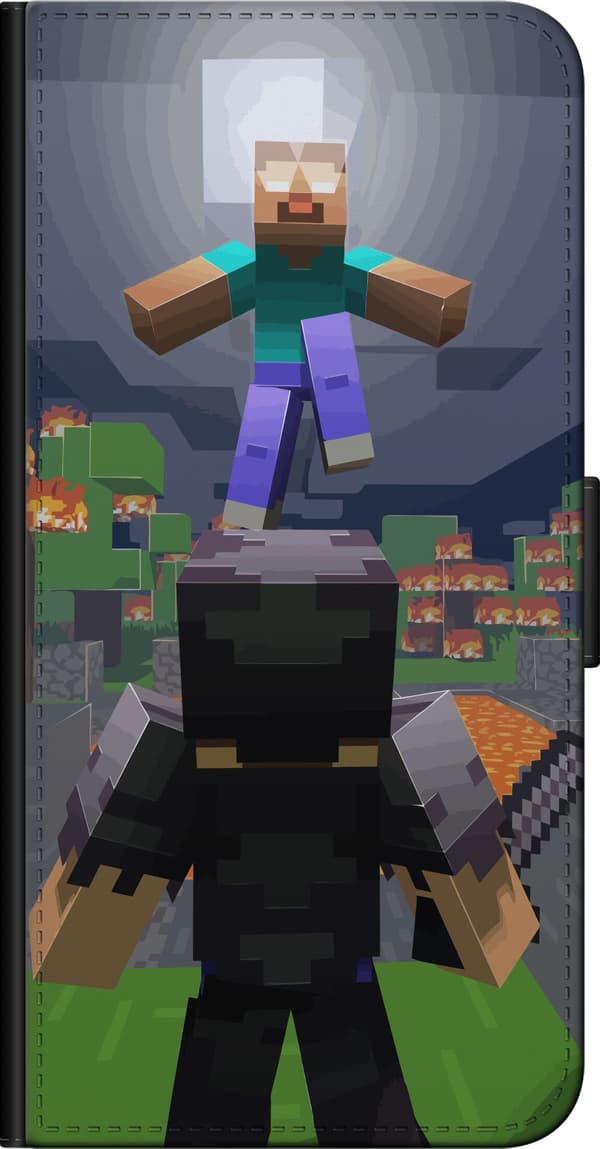 Kompatibelt Lommeboketui til OnePlus 9 Pro Minecraft