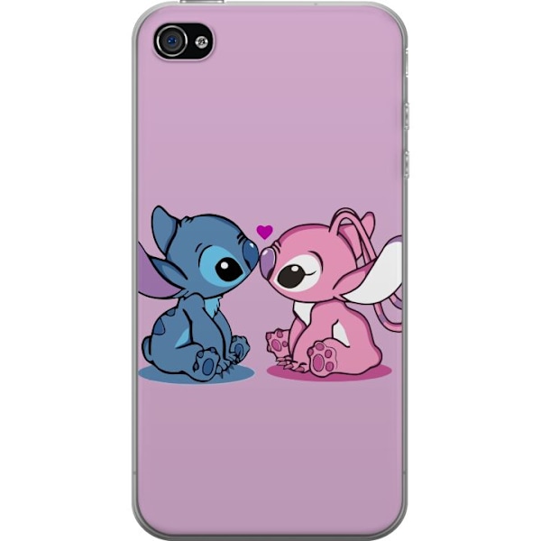 Apple iPhone 4 Genomskinligt Skal lilo & stitch 2025