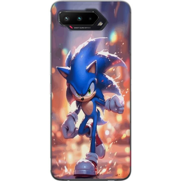 Asus ROG Phone 5 Gennemsigtig cover Sonic
