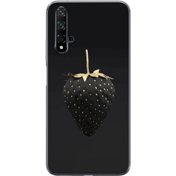 Huawei nova 5T Gjennomsiktig deksel Luksuriøs Jordbær