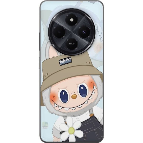 Xiaomi Redmi A4 Läpinäkyvä kuori Labubu hattuineen - Pop Ma