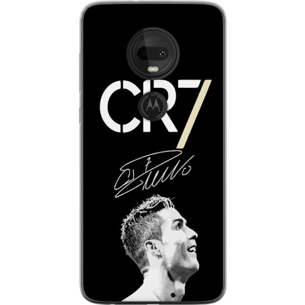 Motorola Moto G7 Gjennomsiktig deksel CR7 Ronaldo