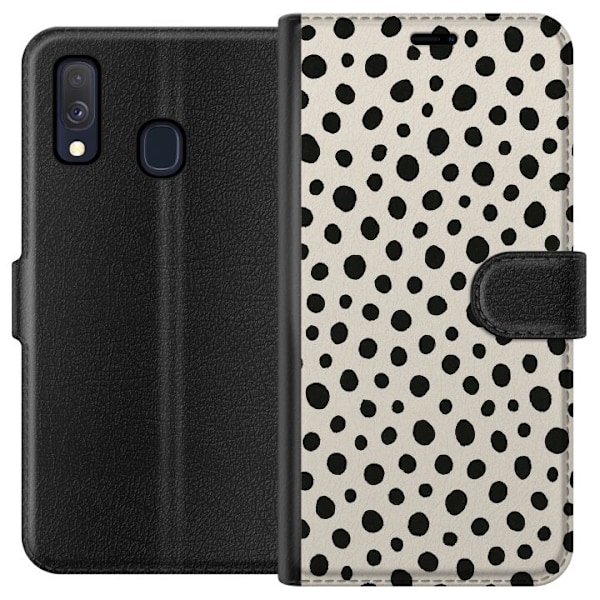 Samsung Galaxy A40 Tegnebogsetui Dot Dance