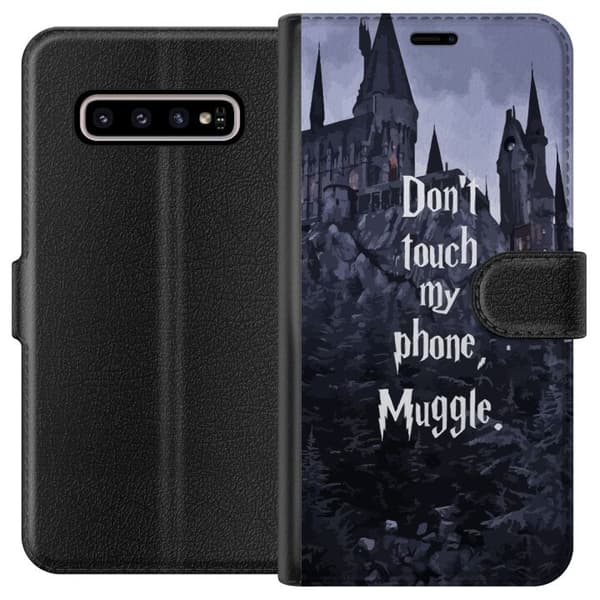 Kompatibelt Lommeboketui til Samsung Galaxy S10+ Harry Potter