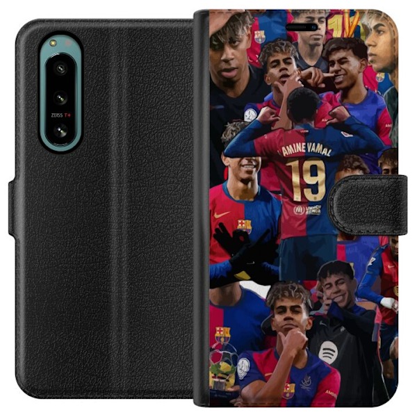 Sony Xperia 5 IV Lompakkokotelo Lamine Yamal mobiilikotelo jalkapallofaneille