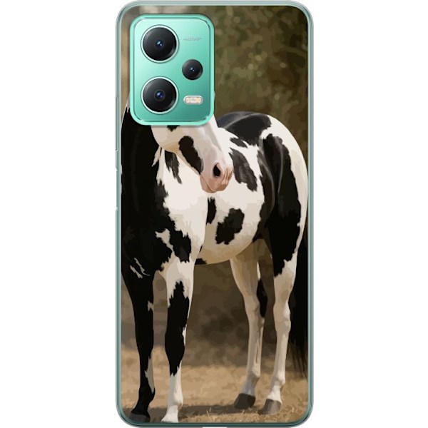 Xiaomi Redmi Note 12 Genomskinligt Skal Vacker Häst – elega
