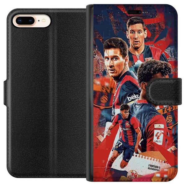 Kompatibelt Plånboksfodral till Apple iPhone 7 Plus Yamal Lamine x Messi