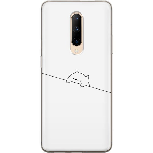 OnePlus 7 Pro Genomskinligt Skal Hjälp Katt