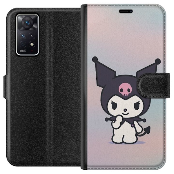 Xiaomi Redmi Note 11 Pro 5G Plånboksfodral Kawaii Sanrio Kuro