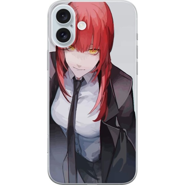 Apple iPhone 16 Plus Gennemsigtig cover Makima Chainsaw Man