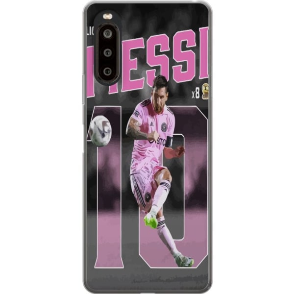 Sony Xperia 10 II Gennemsigtig cover Lionel Messi