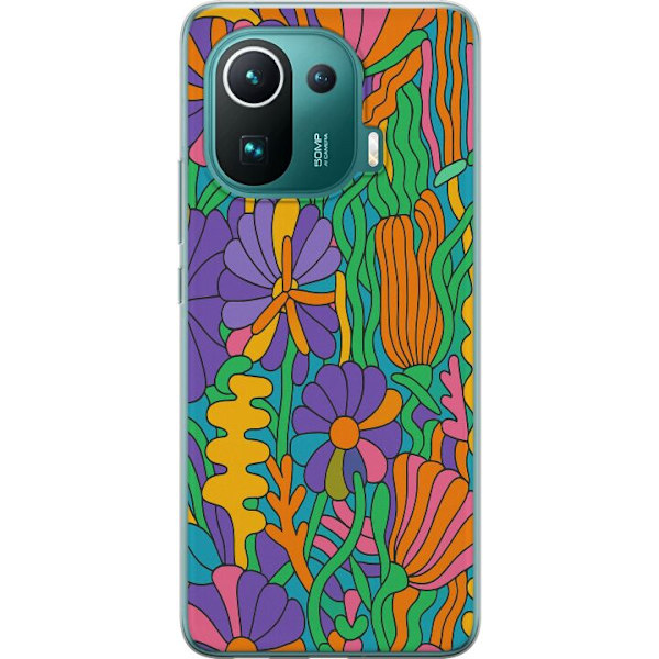 Xiaomi Mi 11 Pro Genomskinligt Skal Color Pop