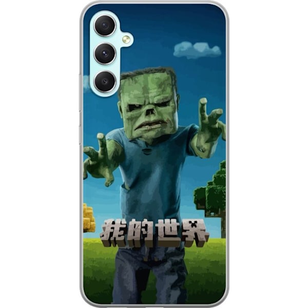 Samsung Galaxy A34 Läpinäkyvä kuori A Minecraft Movie