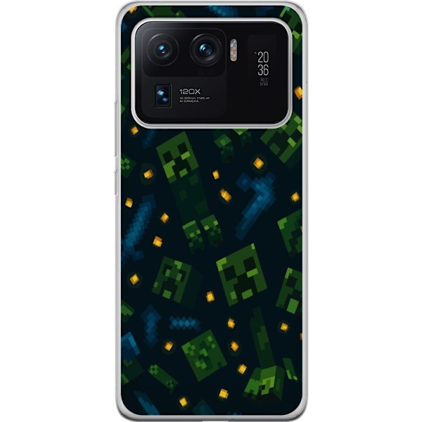 Xiaomi Mi 11 Ultra Läpinäkyvä kuori Minecraft Dungeons Mob