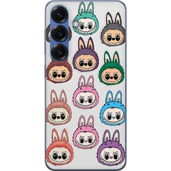 Samsung Galaxy S25+ Gjennomsiktig deksel Labubu Macaron Monste