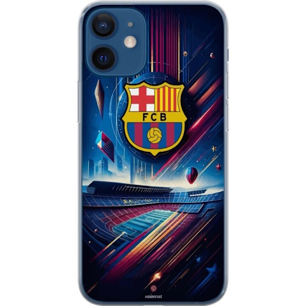 Apple iPhone 12  Läpinäkyvä kuori FC Barcelona