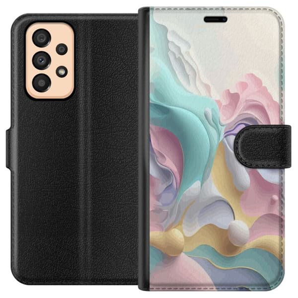 Kompatibelt Plånboksfodral till Samsung Galaxy A33 5G Pastell