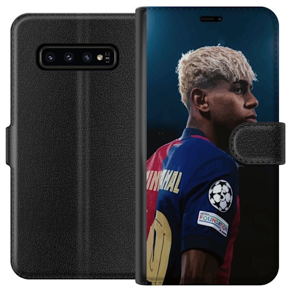 Samsung Galaxy S10 Lommeboketui Lamine Yamal - Barcelonas Wond