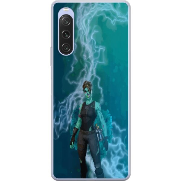 Sony Xperia 10 V Läpinäkyvä kuori Fortnite - Ghoul Trooper