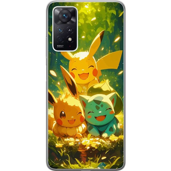 Xiaomi Redmi Note 11 Pro Genomskinligt Skal Pixelmonster spelstil – färgstark design för retroälskande gamers