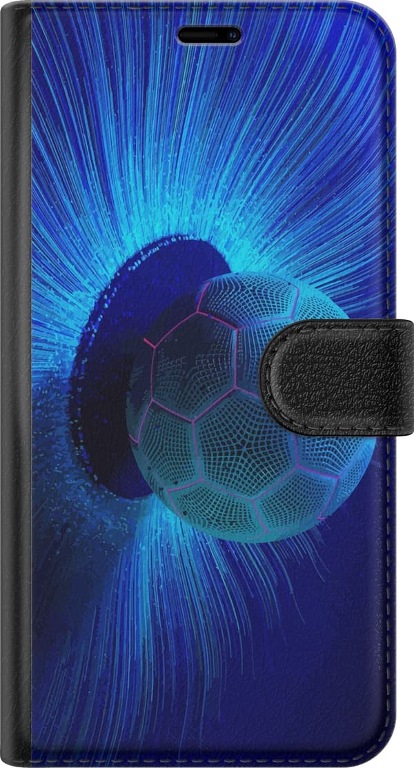 Kompatibelt Plånboksfodral till Samsung Galaxy S23 Fotboll