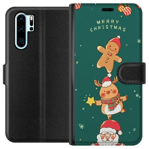 Kompatibelt Lommeboketui til Huawei P30 Pro God Jul