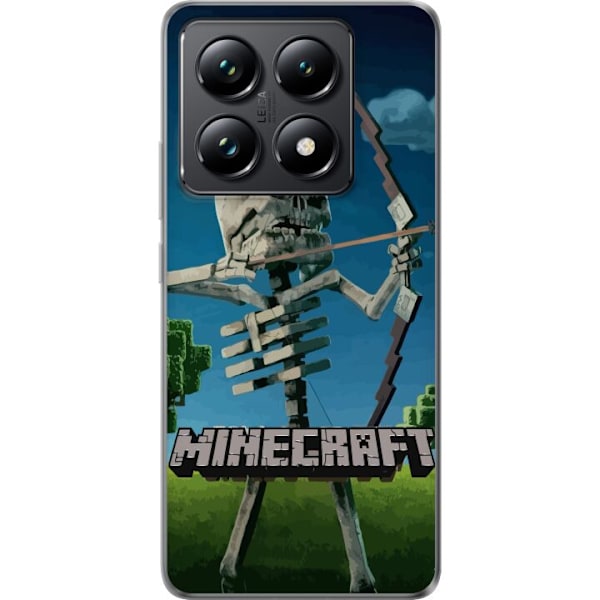 Xiaomi 14T Läpinäkyvä kuori A Minecraft Movie