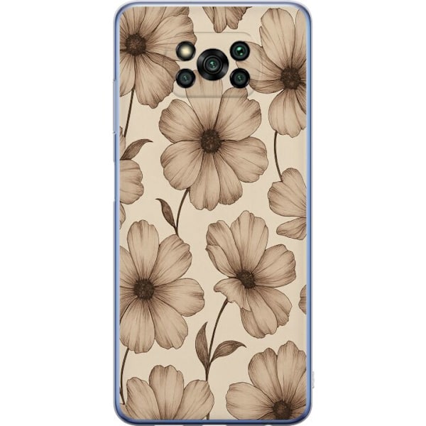 Xiaomi Poco X3 Pro Gennemsigtig cover Pastel Rush