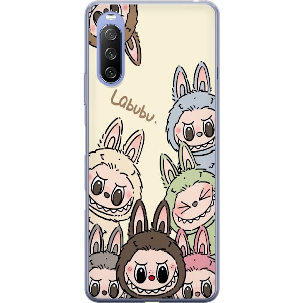 Sony Xperia 10 III Lite Gennemsigtig cover Labubu Pastel Colle