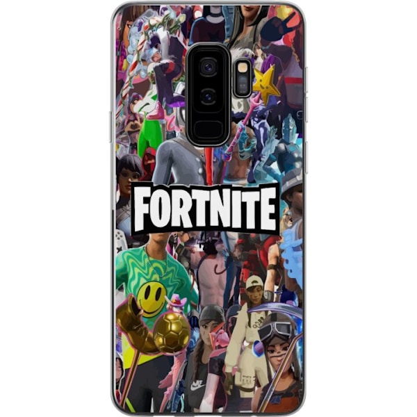 Samsung Galaxy S9+ Läpinäkyvä kuori Fortnite