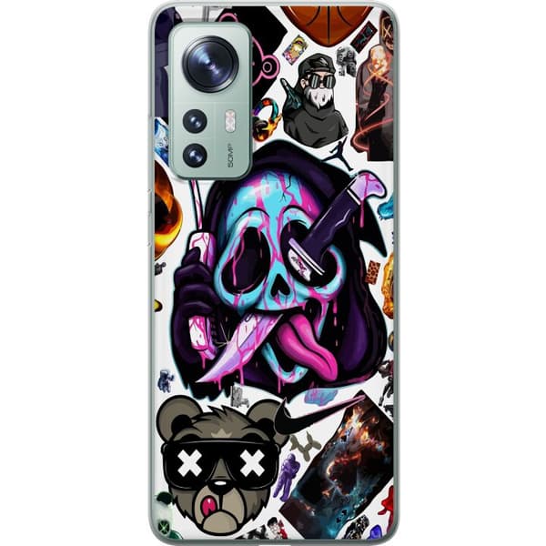 Kompatibelt Mobilskal till Xiaomi 12 Stickers