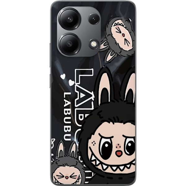 Xiaomi Redmi Note 13 4G Läpinäkyvä kuori <nl>Labubu Black E