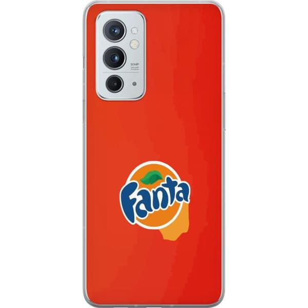 Kompatibelt Mobildeksel til OnePlus 9RT 5G Minimalistisk appelsinbrus-inspirert design oransje