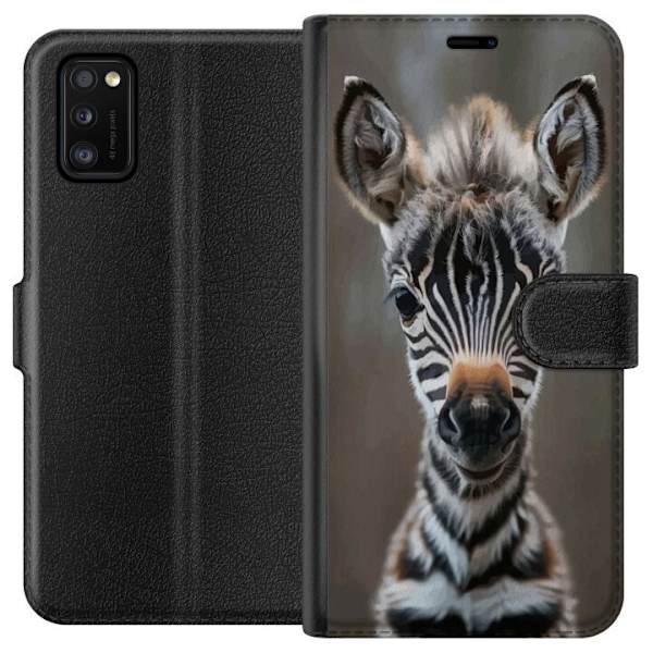 Samsung Galaxy A41 Tegnebogsetui Giraf Dyretema Afrika Natur Grafisk Motiv Savanne Vilde Dyr Populær Vægkunst Eksotisk Tema